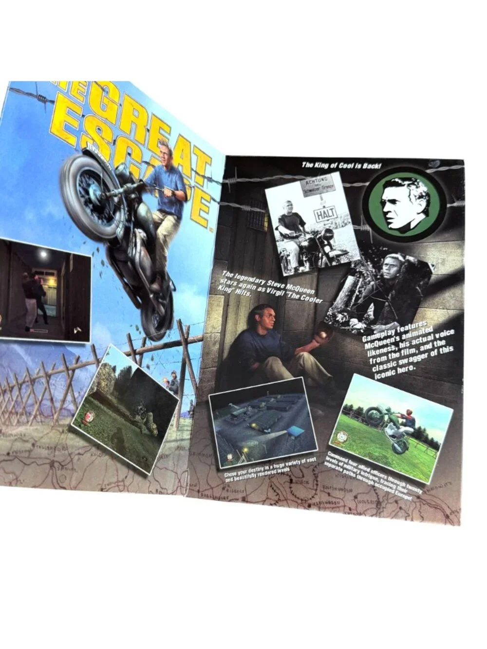 The Great Escape PC Game New Sealed CD-ROM Steve McQueen WWII Action Adventure
